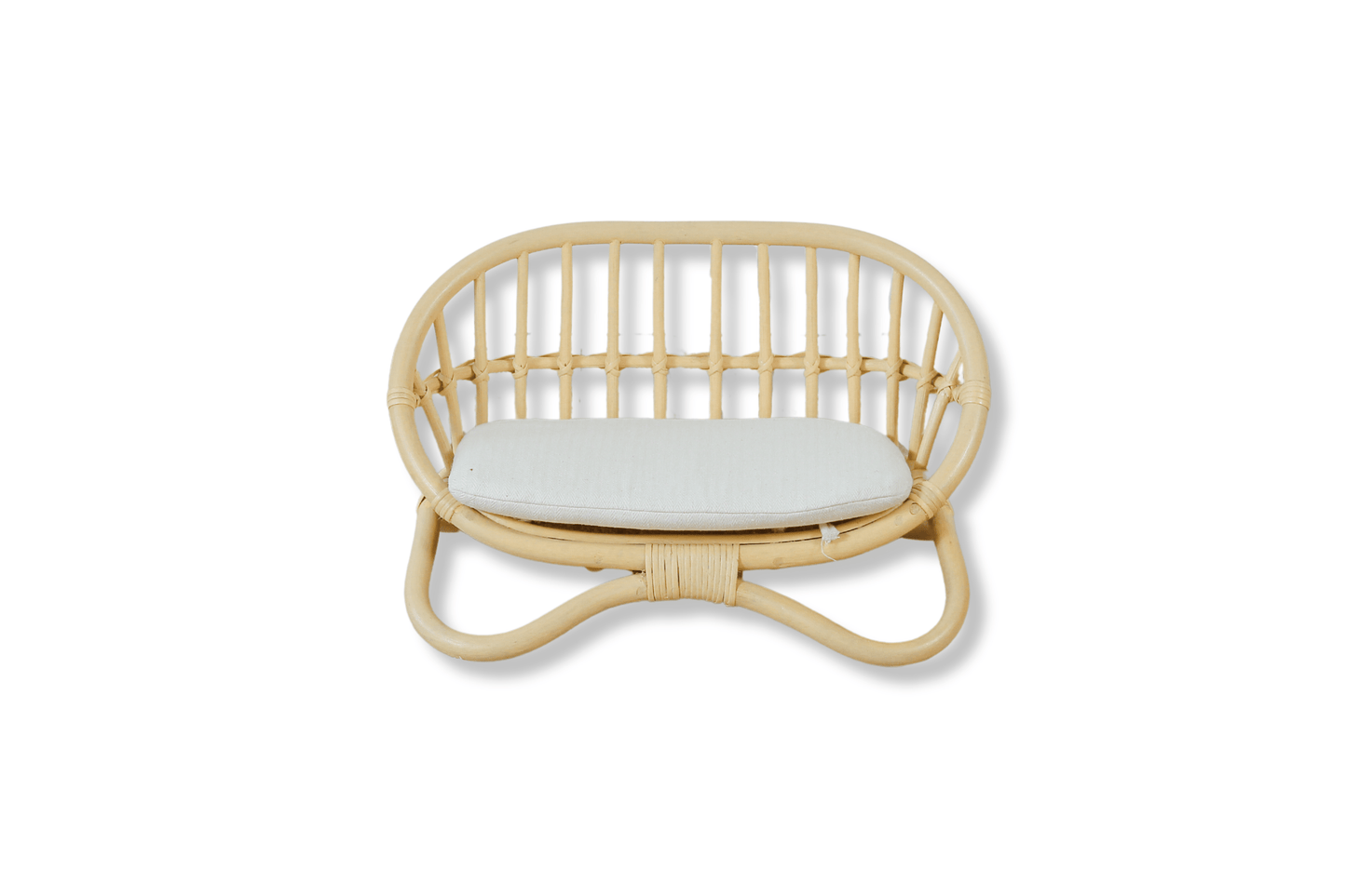 Cozy Nest Rattan Doll Sofa
