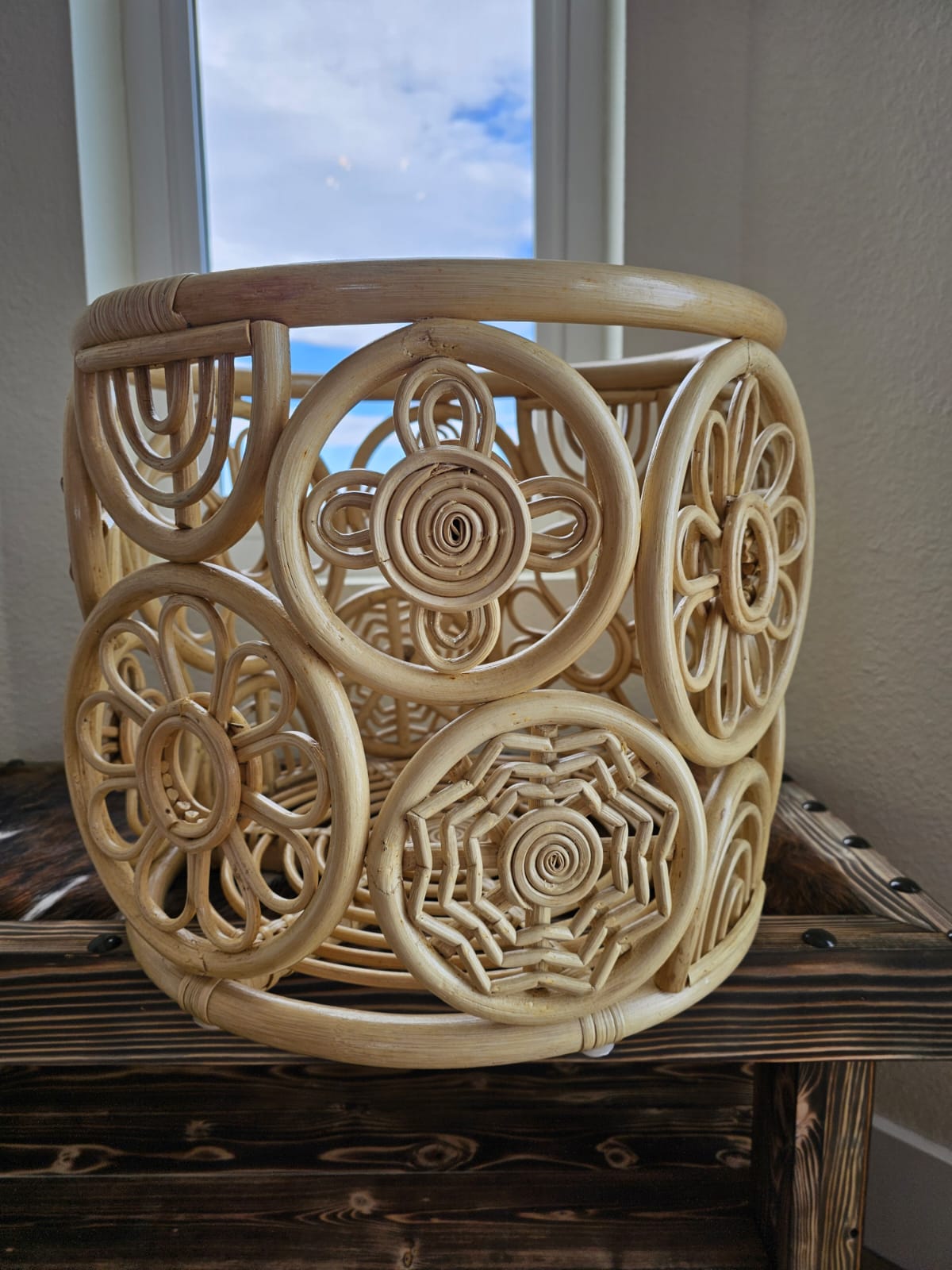 Unique woven storage hamper