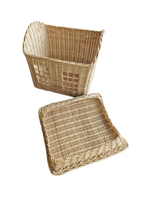 Cottage Charm Rattan Toy Storage Box