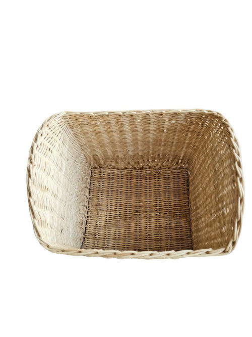 Cottage Charm Rattan Toy Storage Box