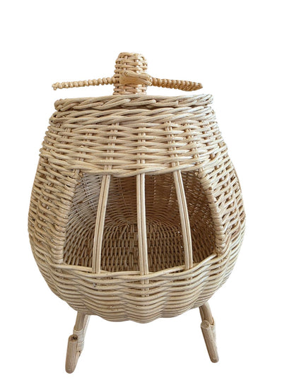 Toddler boy gift toy chopper with removable lid acts as fidget toy. Wooden and Montessori toy