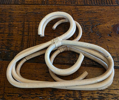 gender neutral baby shower gift idea. Set of 3 rattan made coat hangers