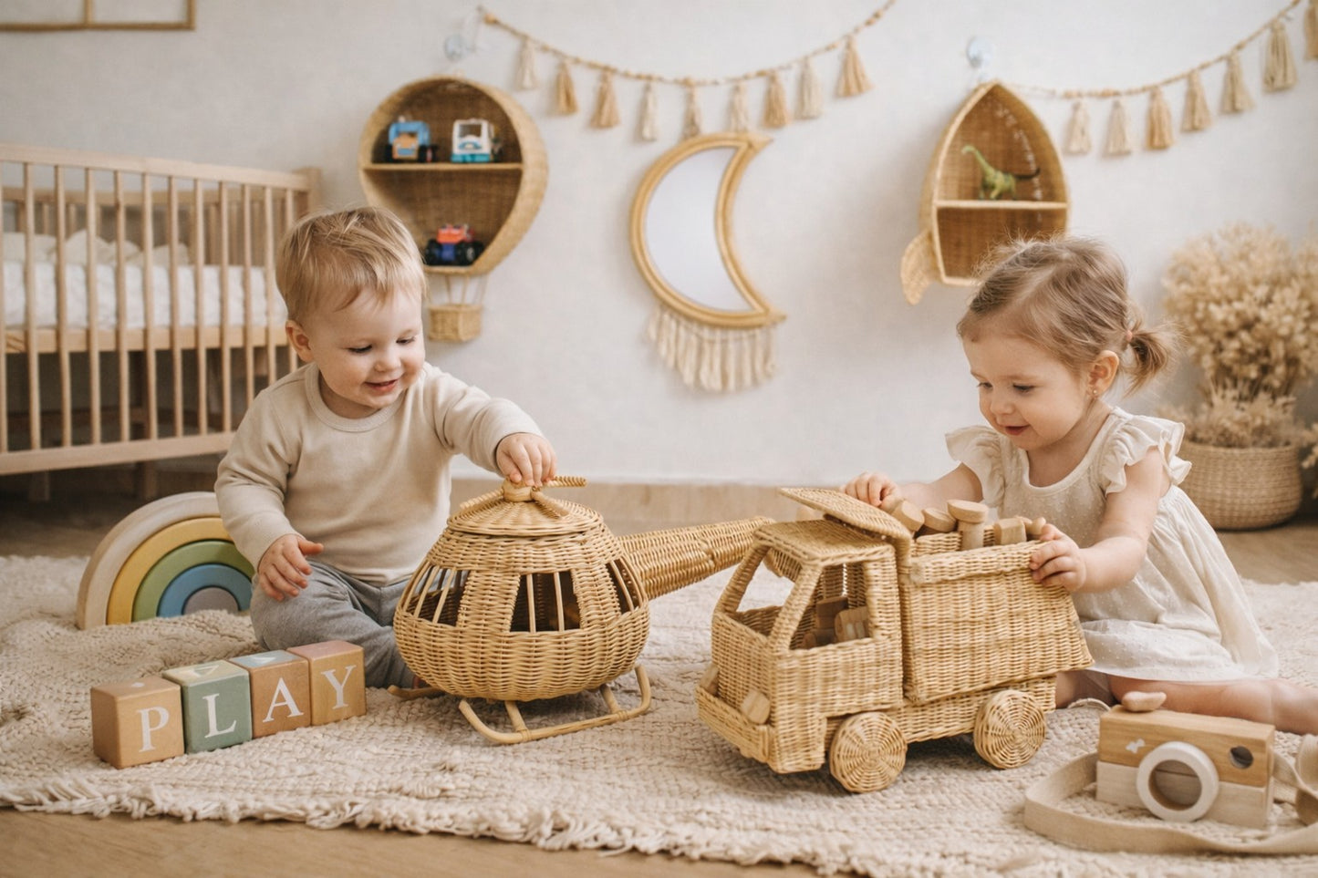 Wooden block storage ideas. Montessori play