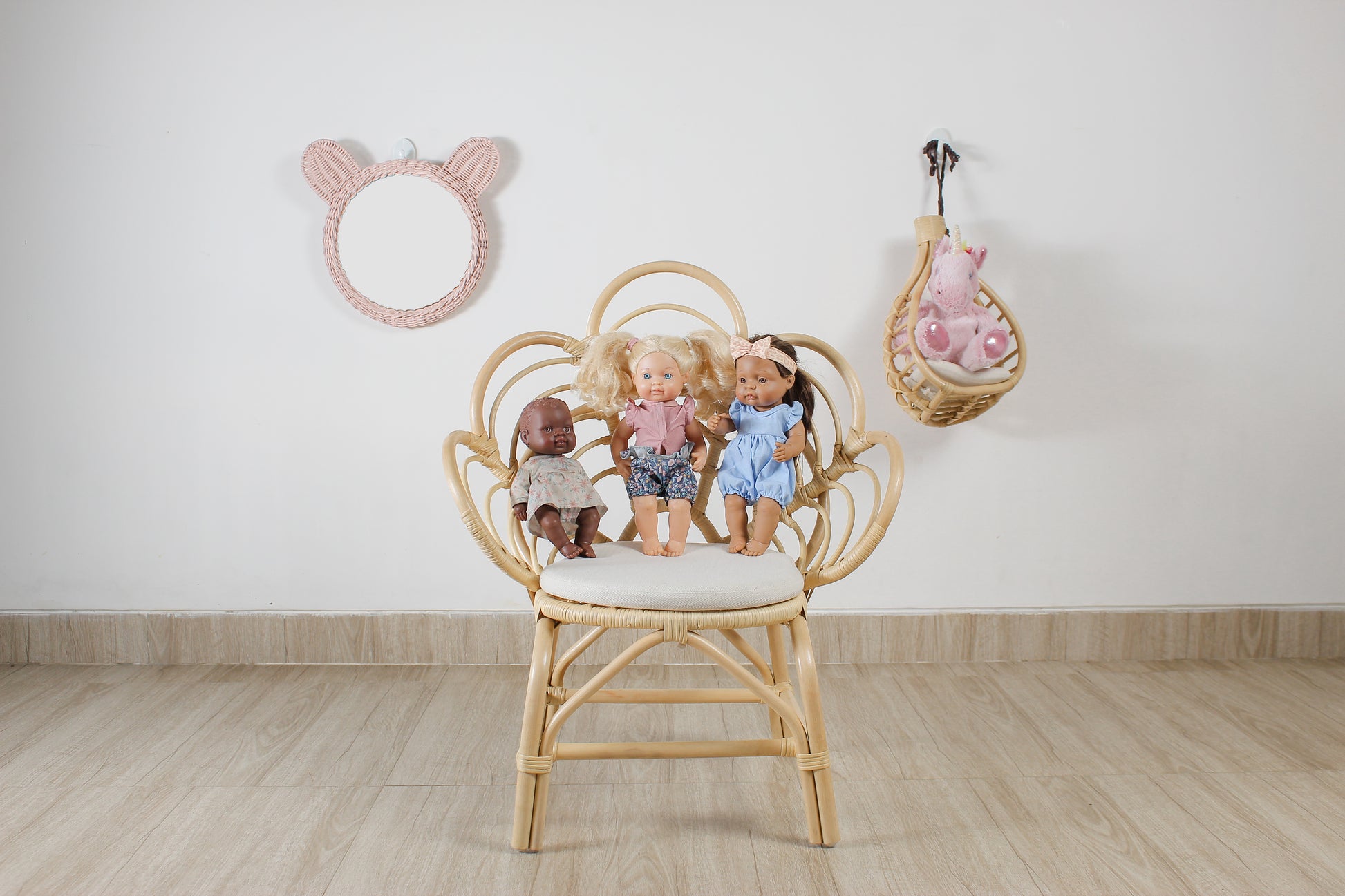 toys, montessori, decor, mirror, pink